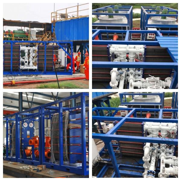 Drilling Oil Sludge Treatment System gh Temperature Seawater Mud Cooling System