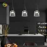 Hotel Bedroom Led Glass Pendant Light Post Modern Luxury Hanging