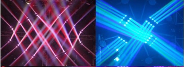 100W Spider Led Moving Head Lighting , Cool White Quad Led Mini Moving Head Light