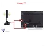 Outdoor Indoor HDTV Black ABS TV antenna for moderate and weak/rural signal