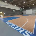 Relle Basketball Court Vinyl Sport Flooring 6mm with UV Coating and Noise