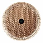 Diamond Vanity Counter Wash Basin Tea Color Freestanding Bathroom Sink Bowl