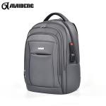 Breathable Trendy Laptop Bags / High School Cute Laptop Bags Gray