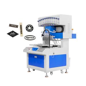 China Automatic Trademark Logo Making Machine for 12 Colors Silicone Purse in Blue White wholesale