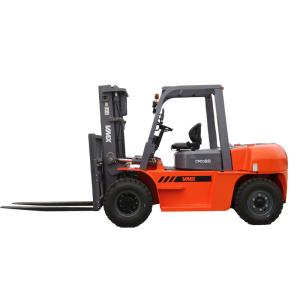 China Lifter 8 Ton Diesel Forklift Trucks Fork Lifter Tractor Max Power Building Engine wholesale