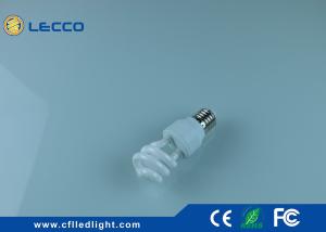 China T3 Half Spiral Energy Saver Light Bulbs 6400K CFL 9 Watt Nickelplated Aluminum Base wholesale