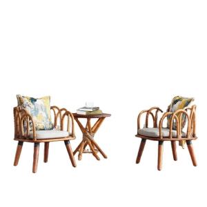 China SNUGLANE 42cm Height Rattan Wicker Coffee Table , Rattan Patio Side Table wholesale