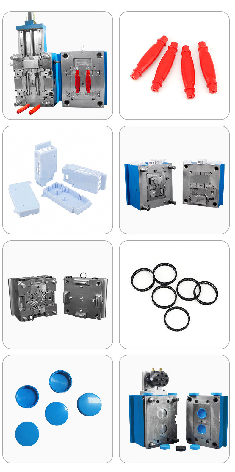 Connector Injection Molding Double Color Precision Machining Hot Runner Mould