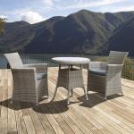 SNUGLANE 700mm Width Rattan Cane Coffee Table All Weather