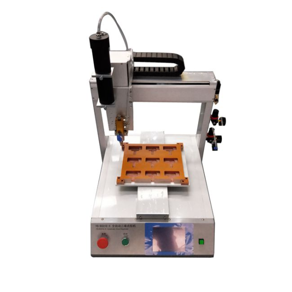 6 Heads Dispensing System Equipment Automatic Glue Applicator Desktop Silicone Dispenser Robots for Integrated Circuits