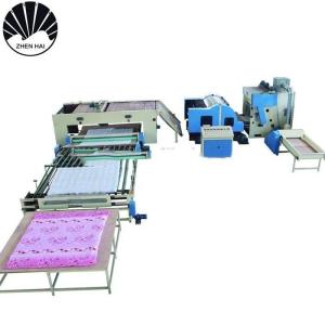 China Interlining Piece Sleeping Blanket Small Quilt Production Line Fabric Quilting Machine wholesale