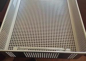 China 304 Perforated Filter 0.5mm Stainless Steel Mesh Basket Lightweight wholesale