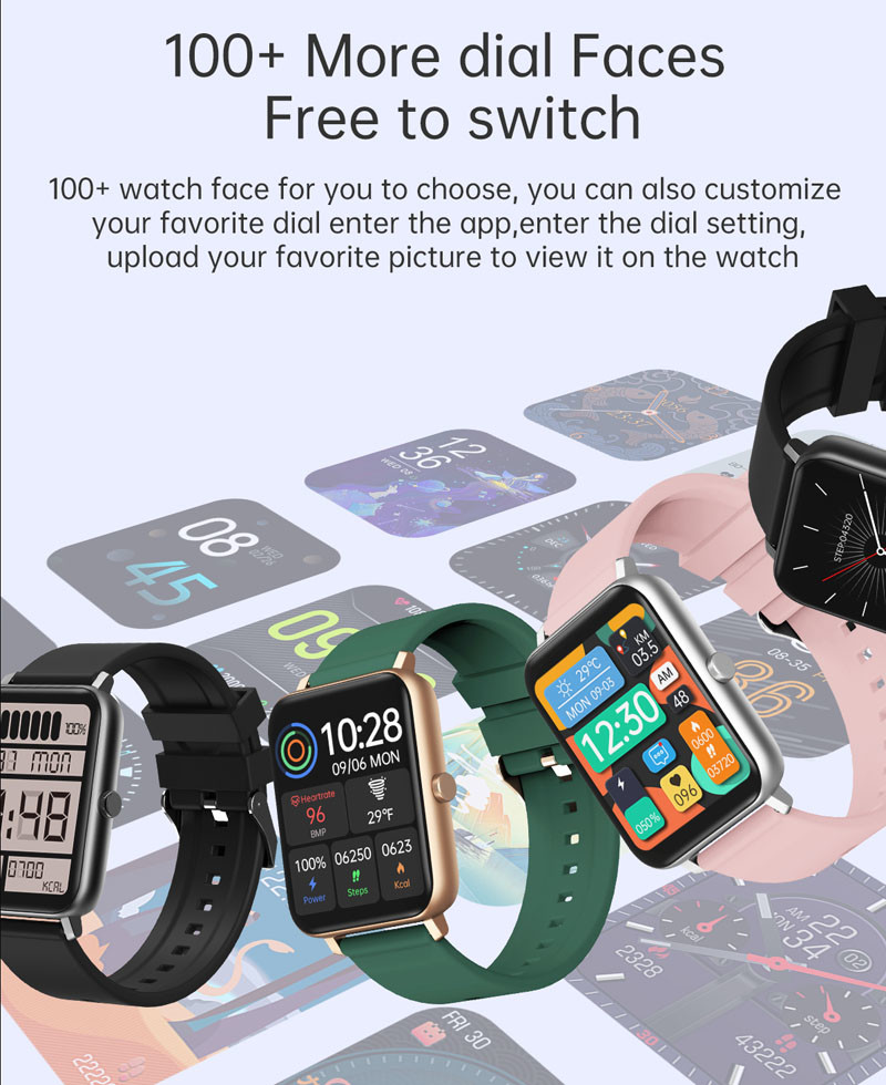 Original Water Resistant Spo2 Smartwatch For IOS Android Phones