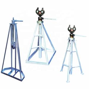 China Electric Payout 1- 5 Ton Column Frame Type Mechanical Cable Simple Reel Stand wholesale
