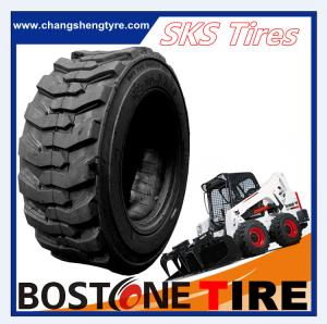 China High performance industrial skid steer tires 10-16.5nhs tyres with deep tread wholesale