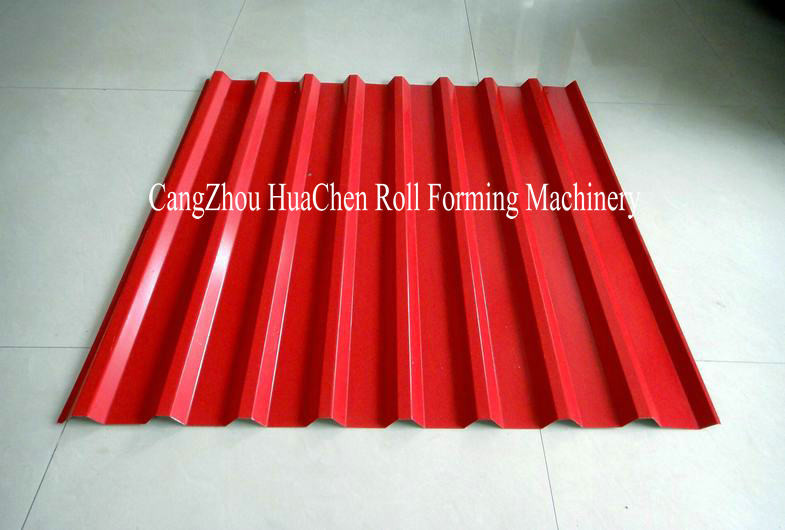 High Speed Aluminum Wall Panel Roll Forming Machine 0.2 - 0.6mm Material Thickness