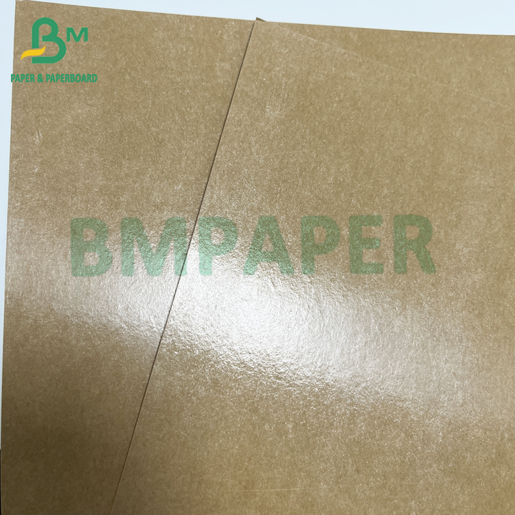 Food Product Packing 300gsm Water Proof  PE Coated Kraft Paper