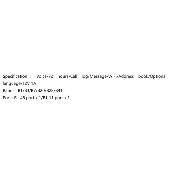 4G LTE 150Mbps Fixed Wireless Telephone / Router CE ROHS FCC Certification
