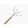 Buy cheap Al Foil 4 Pair Cat5e Cable BC 0.50 Solid Bare Copper SFTP Computer HDPE LSZH from wholesalers