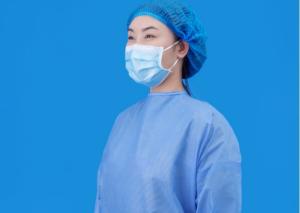 China Knitt Cuff Disposable Protective Equipment SMS Surgical Gown Standard wholesale