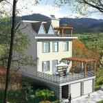 Australia Standard Light Steel prefab House Kit Modular House with garage