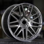 Mesh design gray paint 18 inch automobile rim forged alloy wheel 20 inch