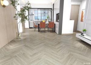 China 5-8mm Rigid Core SPC Herringbone Formaldehyde Free wholesale