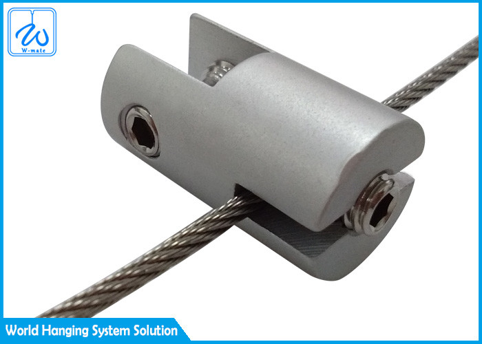 Display Fixture Glass Clamps And Mounting Clips For Led Alu Profiles Ceiling