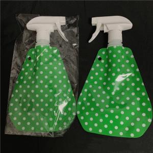 China Multifunctional rotating water spray spray water bag environmental protection foldable plastic water trigger pouch wholesale