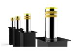 Anti Crash Automatic Rising Bollards Electric Hydraulic System With Colorful Led