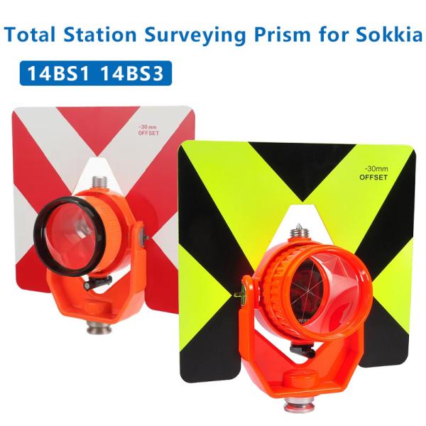 Single Prism Set With Bag For SOKKIA Nikon Pentax South Gowin Sok Total Stations