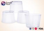 Disposable Small Dessert Cups Plastic 6Oz Salad Bowl Tableware PS Material