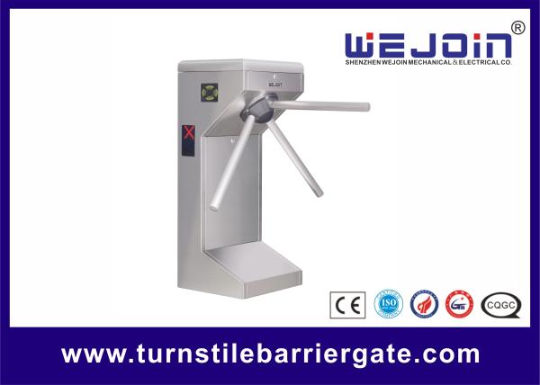 Automatic pedestrian access control waist high 304 stainless steel tripod
