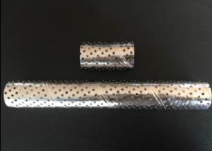 China filtration center frame 316L metal pipes center tube center core spiral welded perforated pipe filter tube wholesale