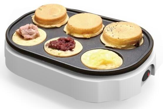 6 Holes Electric Snack Maker Auto Temperature Control For Muffin, wheel cake