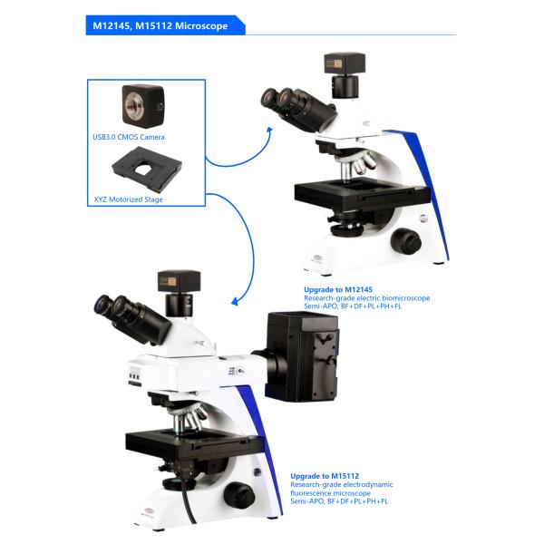 3D Full Auto Fluorescent Microscope Semi-APO, BF+DF+PL+PH+FL