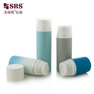 China PA601 30ml,50ml,80ml,100ml,120ml,150ml,200ml Empty Snap On Style Vacuum Single Wall Injection Color Foundation Lotion Airless Pump Plastic PP PCR wholesale