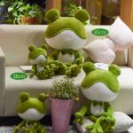 55 - 85CM Frog Stuffed Animal , Electric Embroidery Cotton Frog Soft Toy