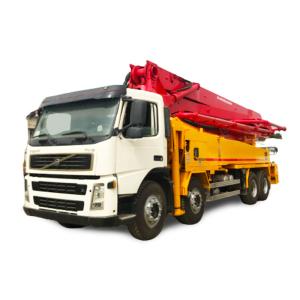 China 140m3/H Diesel Engine Used Truck Concrete Pump , 42m Concrete Pump With Volvo Chassis wholesale