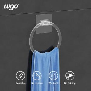 China Traceless Self Adhesive Hand Towel Ring 160mm Diametre Adhesive Towel Holder wholesale