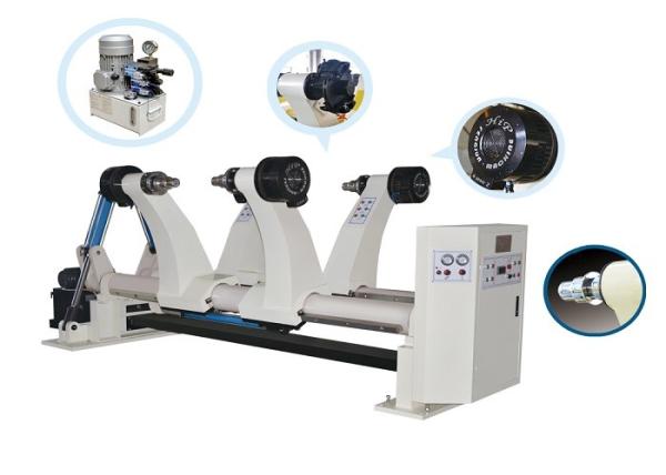 Dpack corrugated Fully Automatic RS-1500H Hydraulic Mill Roll Stand , Paper Roll