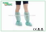 Polypropylene Disposable Booties For Covering Shoes Green Dustproof for clean