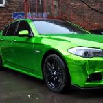 1.52X18M Super Glossy Metallic Midnight Green Car Vinyl Wrap For Car Whole Body