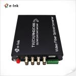 Video Fiber Converter 8Ch 5MP HD-Video 4-In-1 Video Fiber Converter Fiber Media