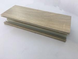 China 6m Wood Finish Aluminium Profiles Shape Customized For Decoration wholesale