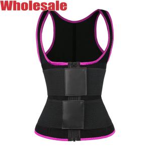 China 6X 9 Steel Bone Waist Trainer Sauna Belt With Neoprene For Weight Loss wholesale