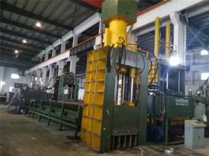 China PLC Control Hydraulic Metal Shear Cutter Machine With Operation Room wholesale
