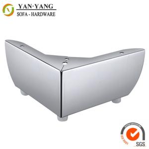 China 150*150*55mm glossy shiny furniture leg iron sofa leg corner leg SL-101 wholesale