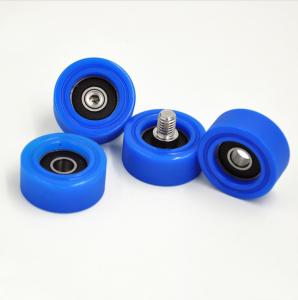 China 35MM Blue Nylon Deep Groove Ball Bearing Plastic Roller Bearing With 608zz wholesale