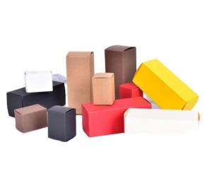 China 1000pcs 0.3kg Colored Packaging Boxes Rectangular Color Printing SGS 300 Grams wholesale